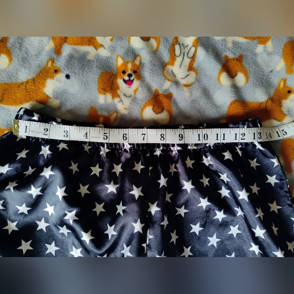 Nasty Gal B/W Star Satin Pants - Picture 6 of 6